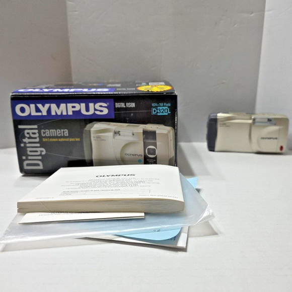 Olympus Digital Camera D320L Open Box Tested Rare Condition - Picture 2 of 11